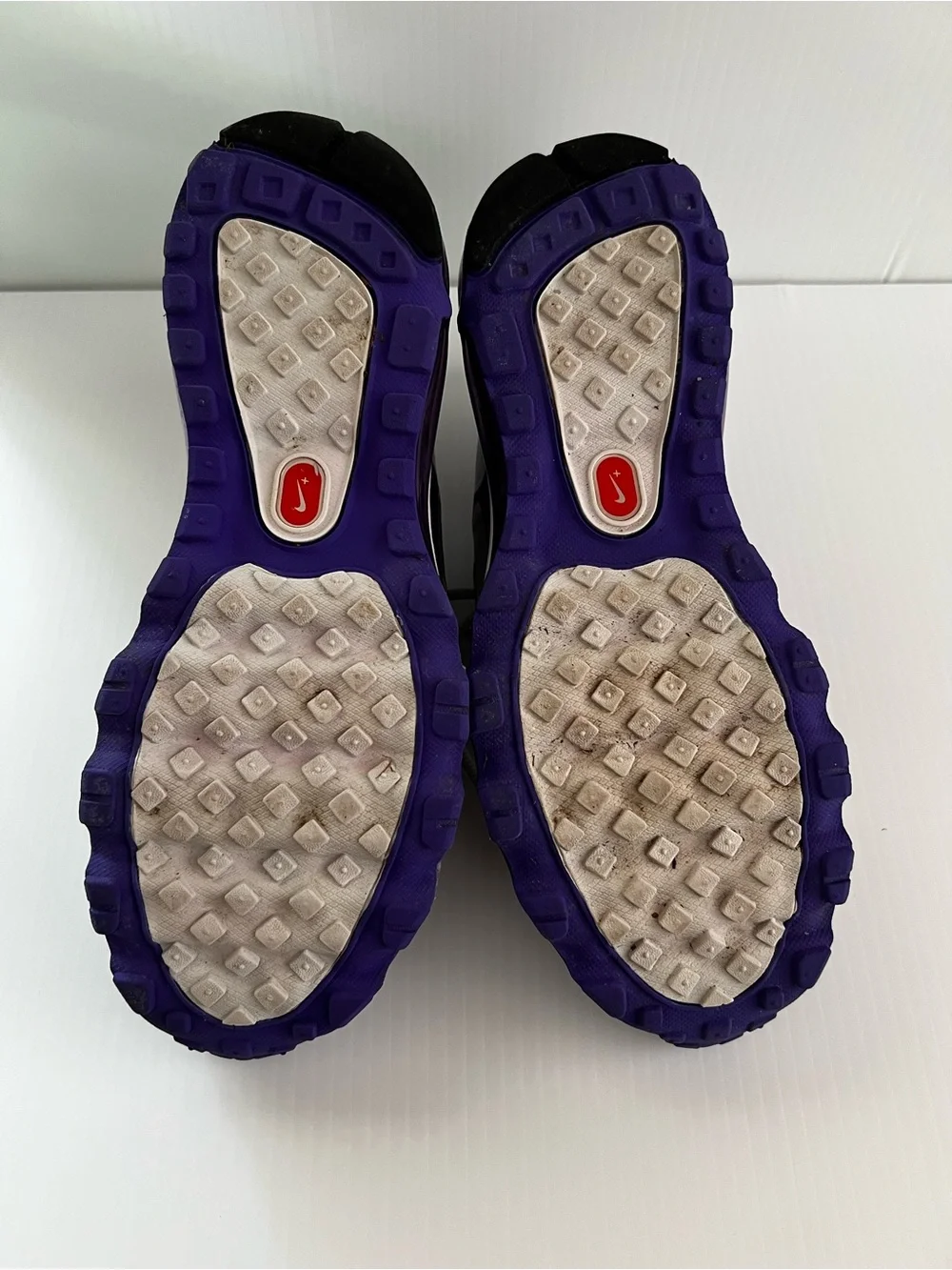 Nike Women's Purple and Silver Athletic Running Sneakers
